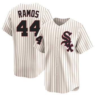 Men's Bryan Ramos Chicago Cream Limited Throwback Cooperstown Baseball Jersey (Unsigned No Brands/Logos)