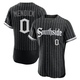 Men's Danny Mendick Chicago Black Authentic 2021 City Connect Baseball Jersey (Unsigned No Brands/Logos)