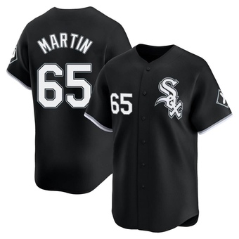 Men's Davis Martin Chicago Black Limited Alternate Baseball Jersey (Unsigned No Brands/Logos)