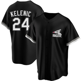Men's Jarred Kelenic Chicago Black Replica Spring Training Baseball Jersey (Unsigned No Brands/Logos)