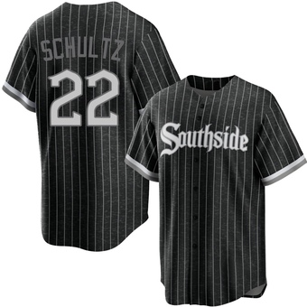 Men's Noah Schultz Chicago Black Replica 2021 City Connect Baseball Jersey (Unsigned No Brands/Logos)