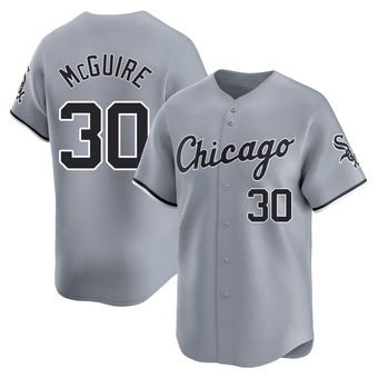 Men's Reese McGuire Chicago Gray Limited Road Baseball Jersey (Unsigned No Brands/Logos)