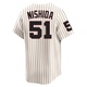 Men's Rikuu Nishida Chicago Cream Limited Throwback Cooperstown Baseball Jersey (Unsigned No Brands/Logos)