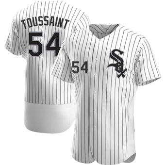 Men's Touki Toussaint Chicago White Authentic Home Baseball Jersey (Unsigned No Brands/Logos)