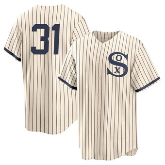 Men's Travis Jankowski Chicago Cream Replica 2021 Field of Dreams Baseball Jersey (Unsigned No Brands/Logos)