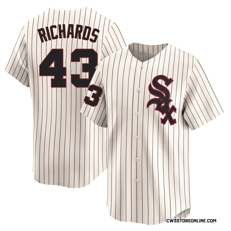 Men's Trevor Richards Chicago Cream Limited Throwback Cooperstown Baseball Jersey (Unsigned No Brands/Logos)