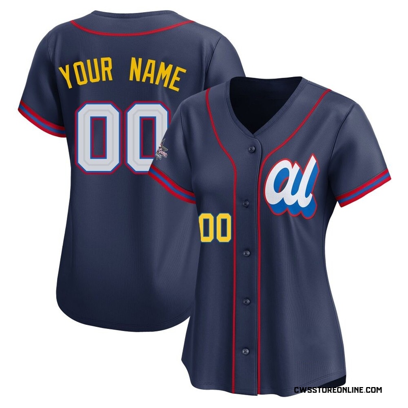 Women's Custom Chicago Navy Limited American League 2025 All-Star Edition Baseball Jersey (Unsigned No Brands/Logos)