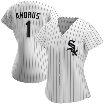 Women's Elvis Andrus Chicago White Replica Home Baseball Jersey (Unsigned No Brands/Logos)