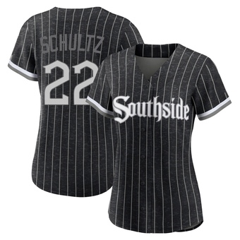 Women's Noah Schultz Chicago Black Replica 2021 City Connect Baseball Jersey (Unsigned No Brands/Logos)