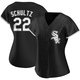 Women's Noah Schultz Chicago Black Replica Alternate Baseball Jersey (Unsigned No Brands/Logos)