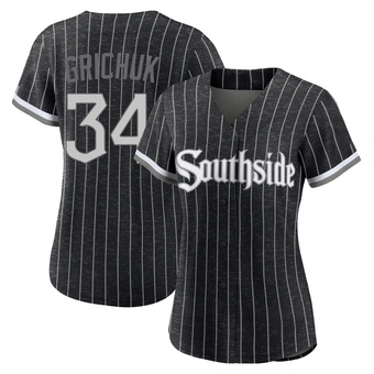 Women's Randal Grichuk Chicago Black Authentic 2021 City Connect Baseball Jersey (Unsigned No Brands/Logos)