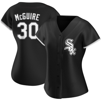 Women's Reese McGuire Chicago Black Replica Alternate Baseball Jersey (Unsigned No Brands/Logos)