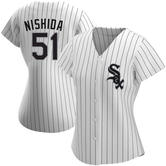 Women's Rikuu Nishida Chicago White Authentic Home Baseball Jersey (Unsigned No Brands/Logos)