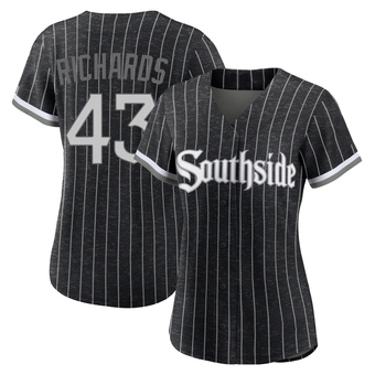 Women's Trevor Richards Chicago Black Replica 2021 City Connect Baseball Jersey (Unsigned No Brands/Logos)