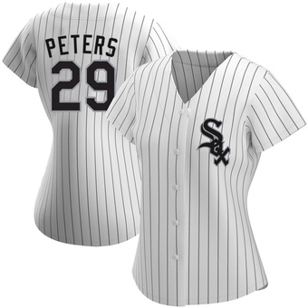 Women's Tristan Peters Chicago White Replica Home Baseball Jersey (Unsigned No Brands/Logos)