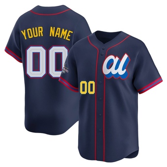 Youth Custom Chicago Navy Limited American League 2025 All-Star Edition Baseball Jersey (Unsigned No Brands/Logos)