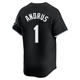 Youth Elvis Andrus Chicago Black Limited Alternate Baseball Jersey (Unsigned No Brands/Logos)