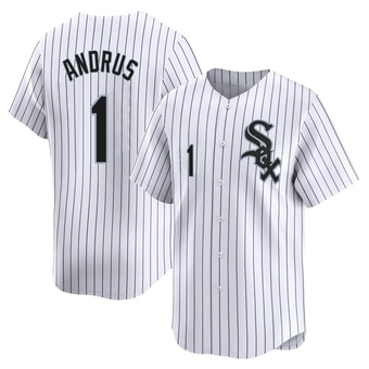 Youth Elvis Andrus Chicago White Limited Home Baseball Jersey (Unsigned No Brands/Logos)