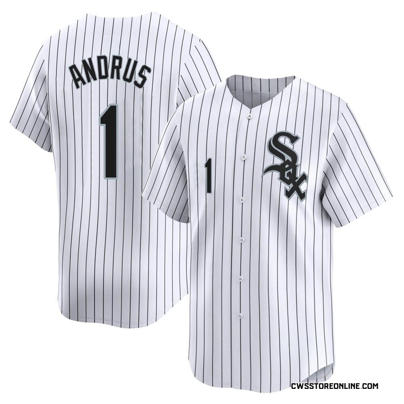 Youth Elvis Andrus Chicago White Limited Home Baseball Jersey (Unsigned No Brands/Logos)