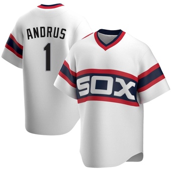 Youth Elvis Andrus Chicago White Replica Cooperstown Collection Baseball Jersey (Unsigned No Brands/Logos)