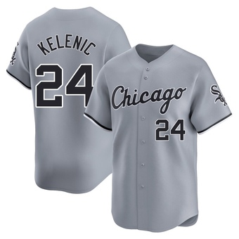 Youth Jarred Kelenic Chicago Gray Limited Road Baseball Jersey (Unsigned No Brands/Logos)