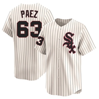 Youth Jedixson Paez Chicago Cream Limited Throwback Cooperstown Baseball Jersey (Unsigned No Brands/Logos)