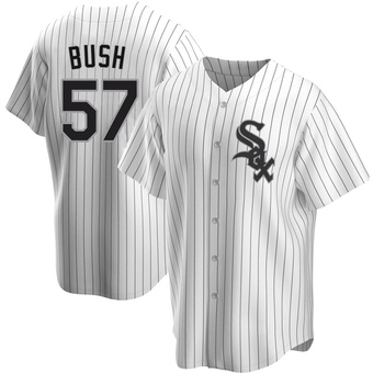Youth Ky Bush Chicago White Replica Home Baseball Jersey (Unsigned No Brands/Logos)