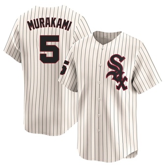 Youth Munetaka Murakami Chicago Cream Limited Throwback Cooperstown Baseball Jersey (Unsigned No Brands/Logos)