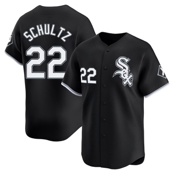 Youth Noah Schultz Chicago Black Limited Alternate Baseball Jersey (Unsigned No Brands/Logos)