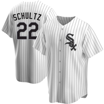 Youth Noah Schultz Chicago White Replica Home Baseball Jersey (Unsigned No Brands/Logos)