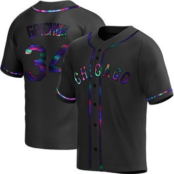 Youth Randal Grichuk Chicago Black Holographic Replica Alternate Baseball Jersey (Unsigned No Brands/Logos)