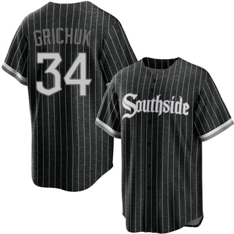 Youth Randal Grichuk Chicago Black Replica 2021 City Connect Baseball Jersey (Unsigned No Brands/Logos)