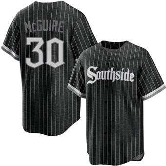 Youth Reese McGuire Chicago Black Replica 2021 City Connect Baseball Jersey (Unsigned No Brands/Logos)