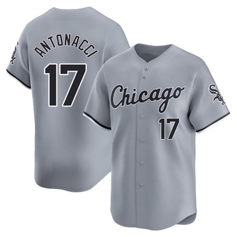 Youth Sam Antonacci Chicago Gray Limited Road Baseball Jersey (Unsigned No Brands/Logos)