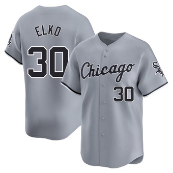 Youth Tim Elko Chicago Gray Limited Road Baseball Jersey (Unsigned No Brands/Logos)